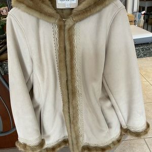 Gorgeous women’s faux suede and fun coat!